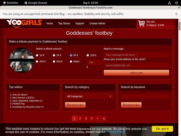 Access Goddessesfootboy Free