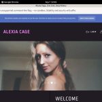 Alexiacage.modelcentro.com With Amex