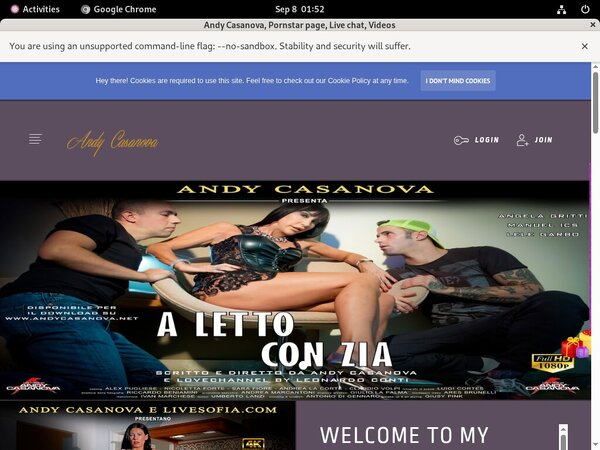 Andy Casanova Porn Account