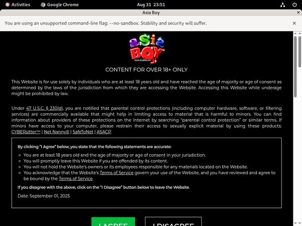 Asia Boy Pass Free