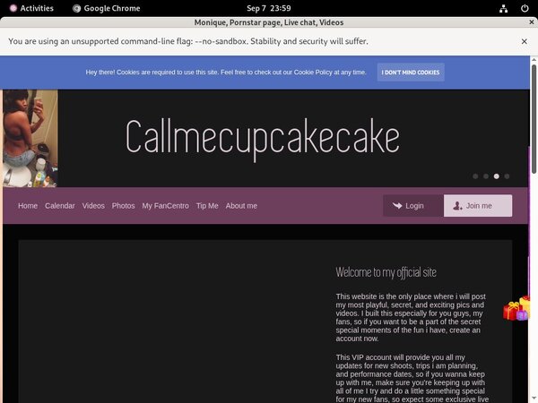 Callmecupcakeyan.modelcentro.com Clip Cash