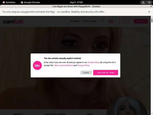 Camlust.com Password Free
