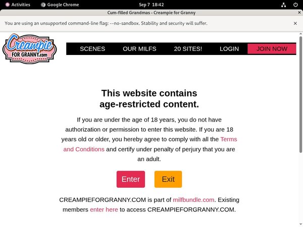 Creampie For Granny Special Offer