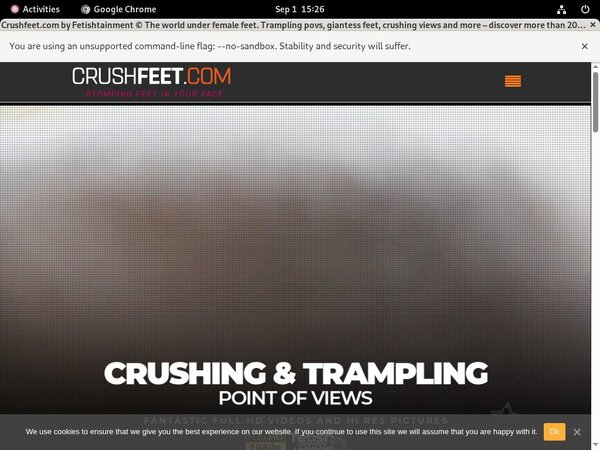 Discount Trial Crushfeet.com