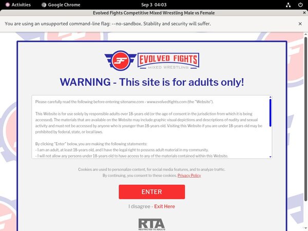 Evolved Fights Free Trial Promo