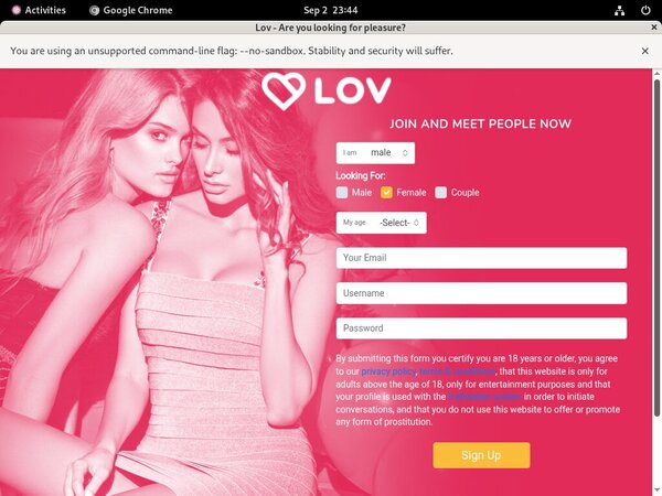 Free Lov Account