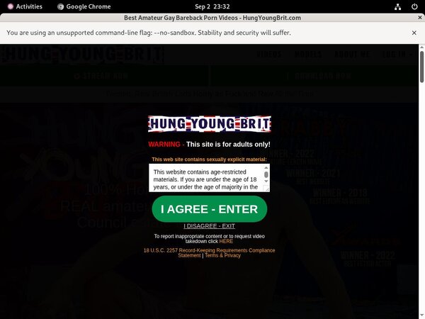 Hung Young Brit With IDeal