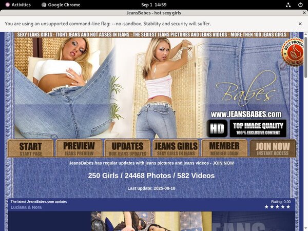 Jeans Babes Ad