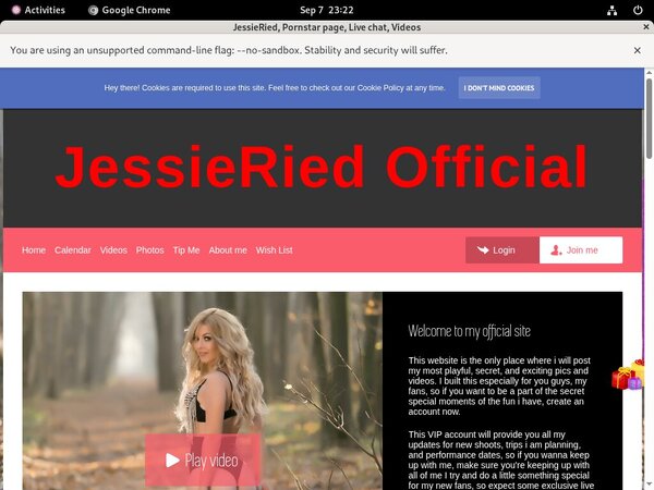Jessieried.modelcentro.com Premium Login