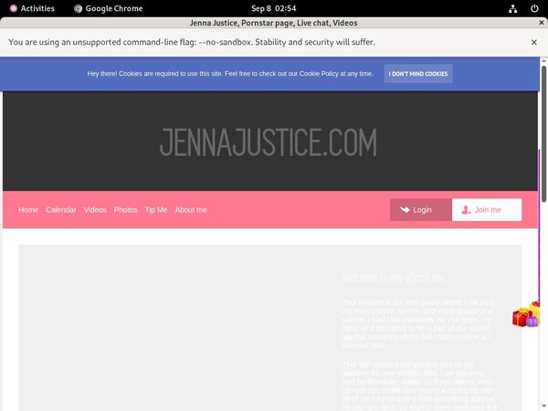 Justice Jenna With Paypal