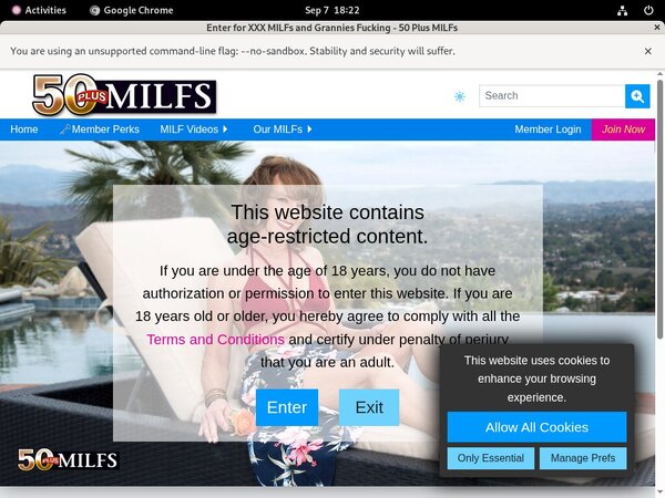 MILFs Plus 50 Free Passwords
