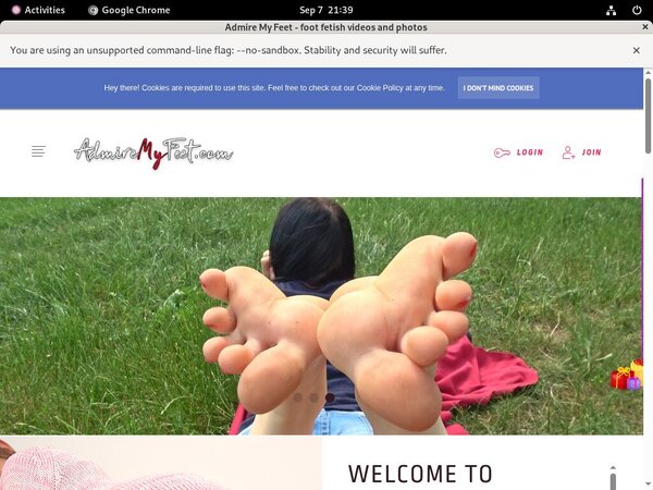 New Admire My Feet Discount Offer