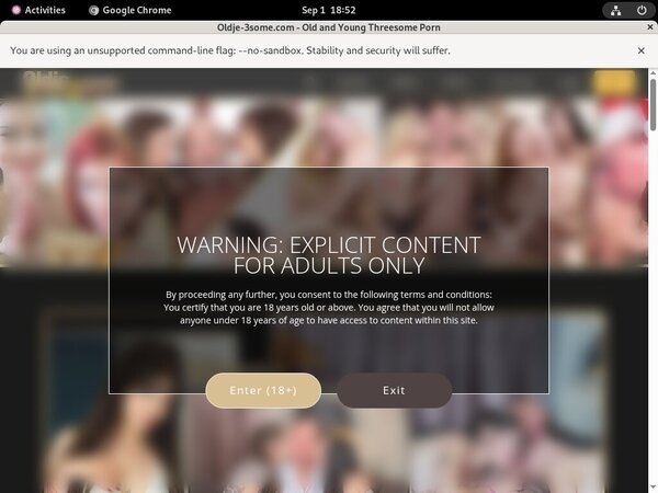 New Oldje3some Discount Promo