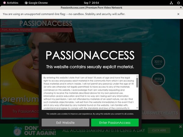 Passion Access Paypal Order