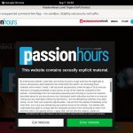 Passionhours Login Details