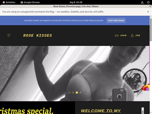 Rose Kisses Hot Sex