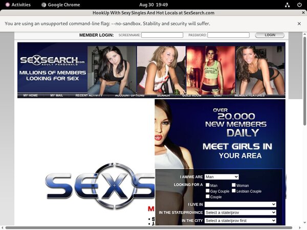 Sex Search Accounts Free