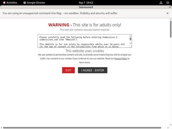 Submissive Xpassword