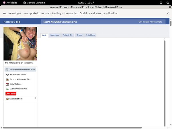 Working Removed Pix Login