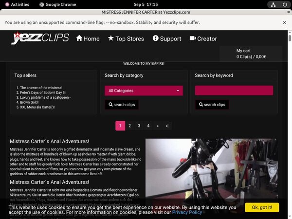 Yezzclips.com Get A Password