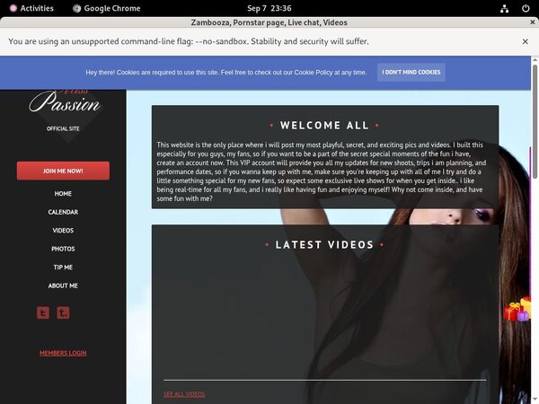 Zambooza.modelcentro.com With Zombaio