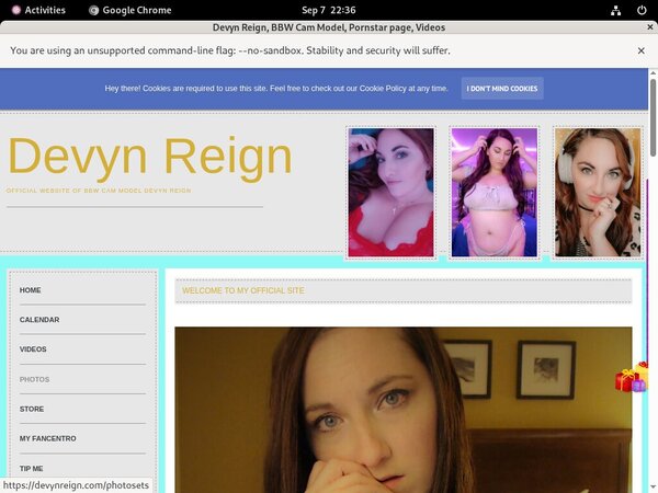 Devyn Reign Website Accounts