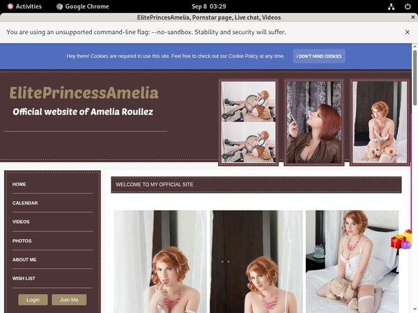 ElitePrincesAmelia Dvd