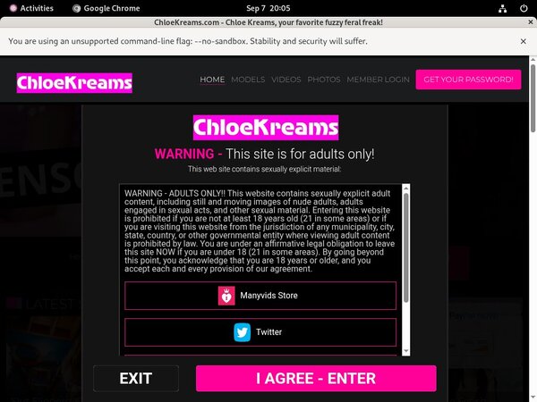 Free Chloekreams Premium