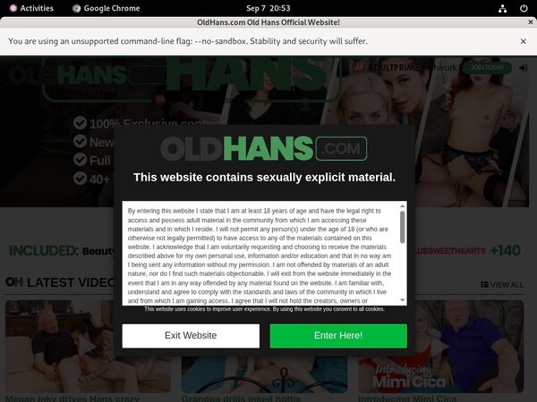 Hans Old Accounts
