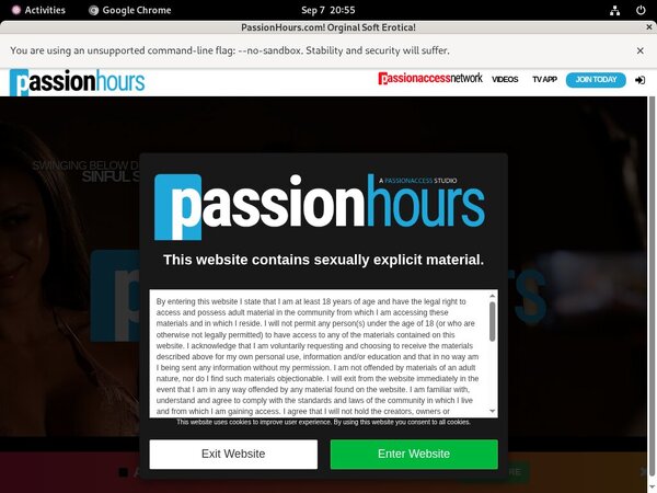 Passionhours.com Discounted Membership
