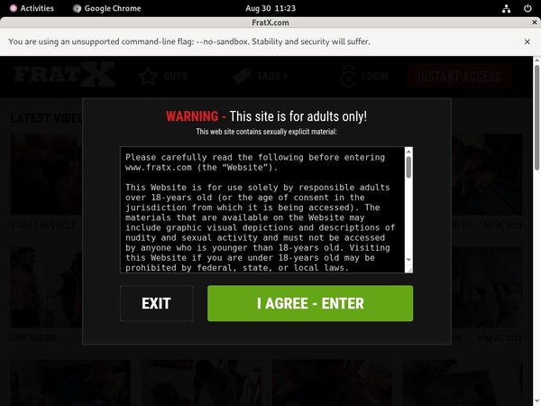 Fraternityx.com Paysite Discounts