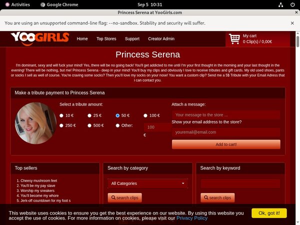 Free Trial Serena Princess