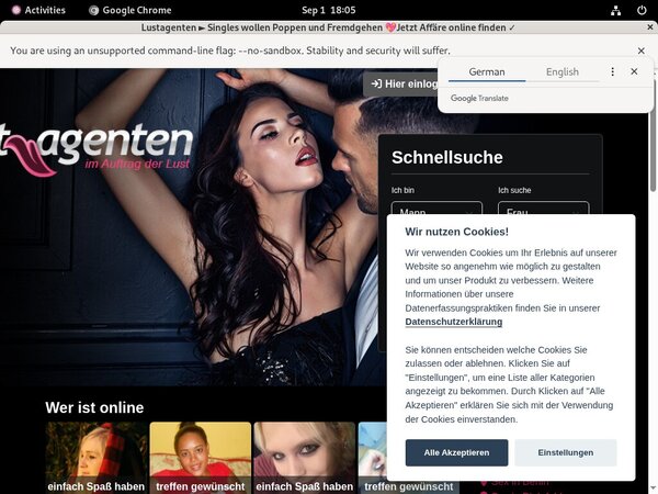 FreeLust Agenten