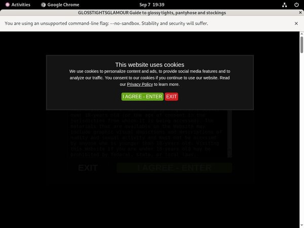 Gloss Tights Glamour Cam