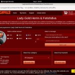 Lady Gold Fetishdiva Pass Login