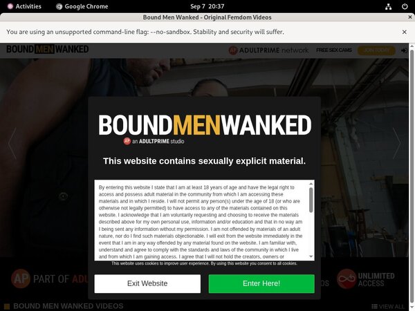 Membership For Boundmenwanked.com Membership For Boundmenwanked.com