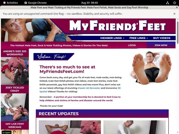 Myfriendsfeet Join Anonymously