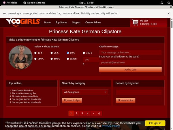 Princess Kate German Member Login Free