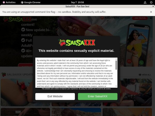 Salsaxxx Alternative Payment