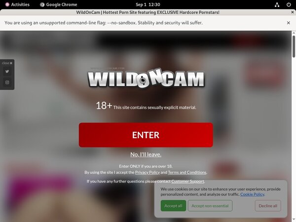 Wildoncam.com Paypal Checkout