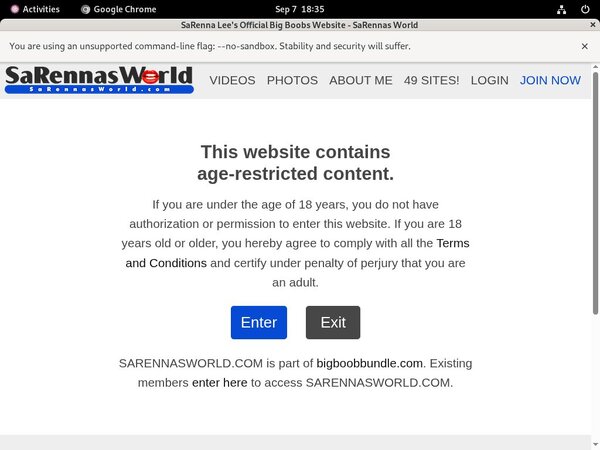 Membership For Sarennasworld