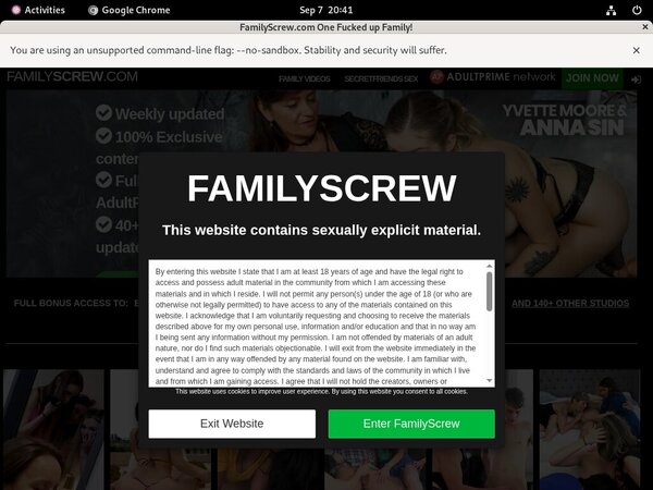 Mobile Family Screw Account