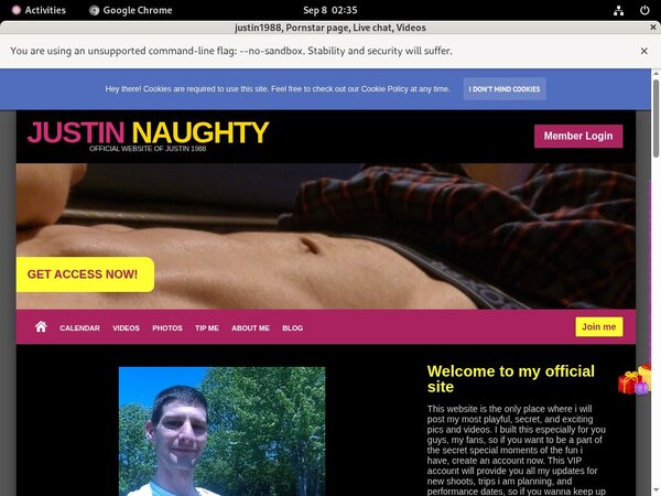 Free Justin1988 Trial Access