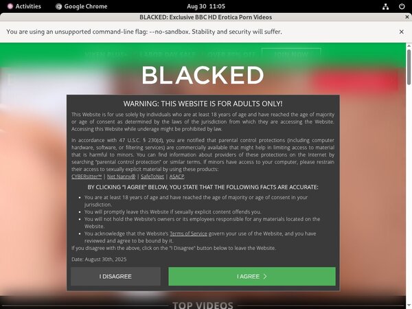 Blacked Promo Offer