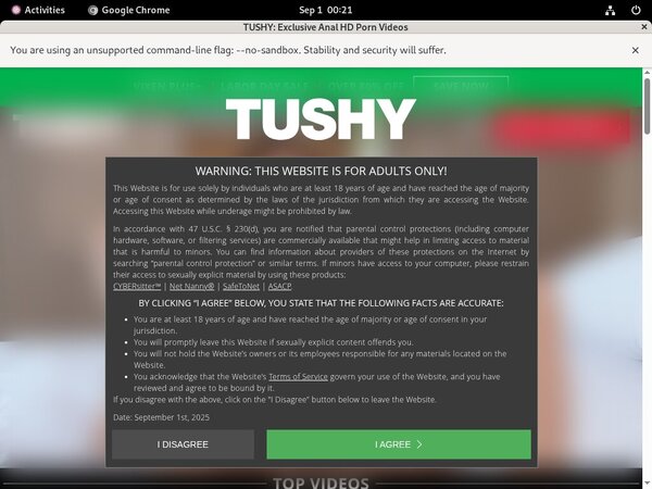 New Tushy Passwords