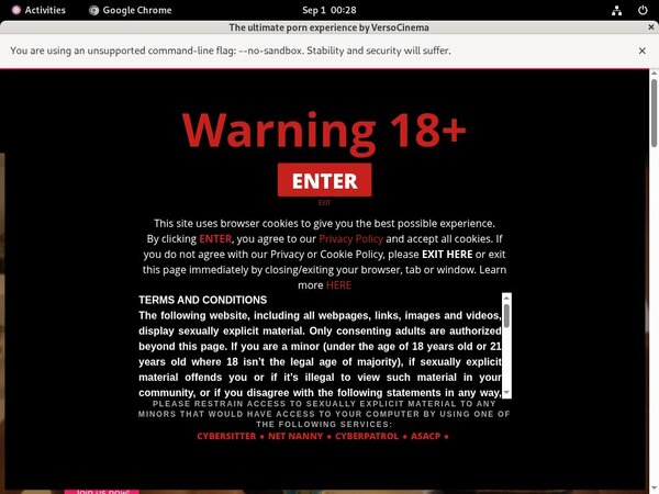 Versocinema.com Website Password