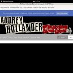 Audrey Hollander 2018