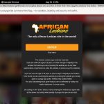 Porn Pass Africanlesbians.com